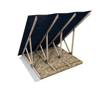 Glass Mineral Wool - Pitched roofs at ceiling level - Knauf Insulation Loft Roll 44