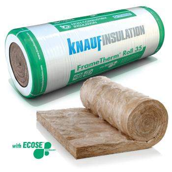 Glass Mineral Wool - Timber frame walls - Knauf Insulation FrameTherm® Roll 35