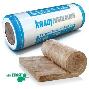 Glass Mineral Wool - Timber frame walls - Knauf Insulation FrameTherm® Roll 40