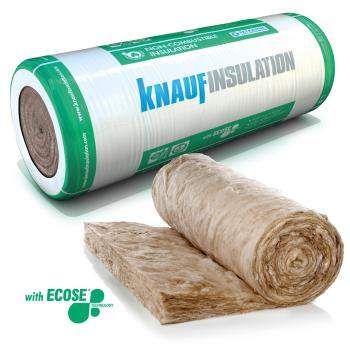 Glass Mineral Wool - Pitched roofs at rafter level - Knauf Insulation Rafter Roll 32